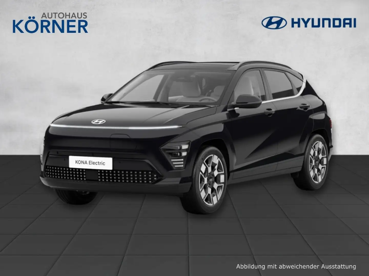 Hyundai KONA ELEKTRO 65,4 KWH N LINE EL. HECKKLAPPE NAVI LED Schwarz - 1