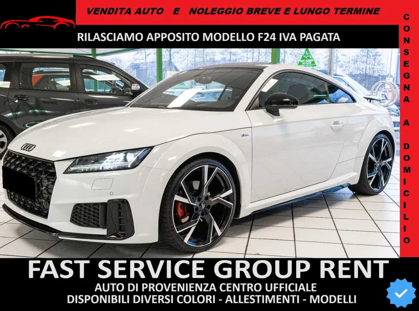 Audi TT TT COUPE SLINE S LINE B&O TELECAMERA LED Bianco - 1