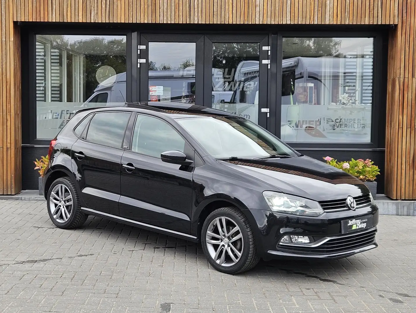Volkswagen Polo all star stoelverw. led-koplampen. schuifdak. stuu Zwart - 2