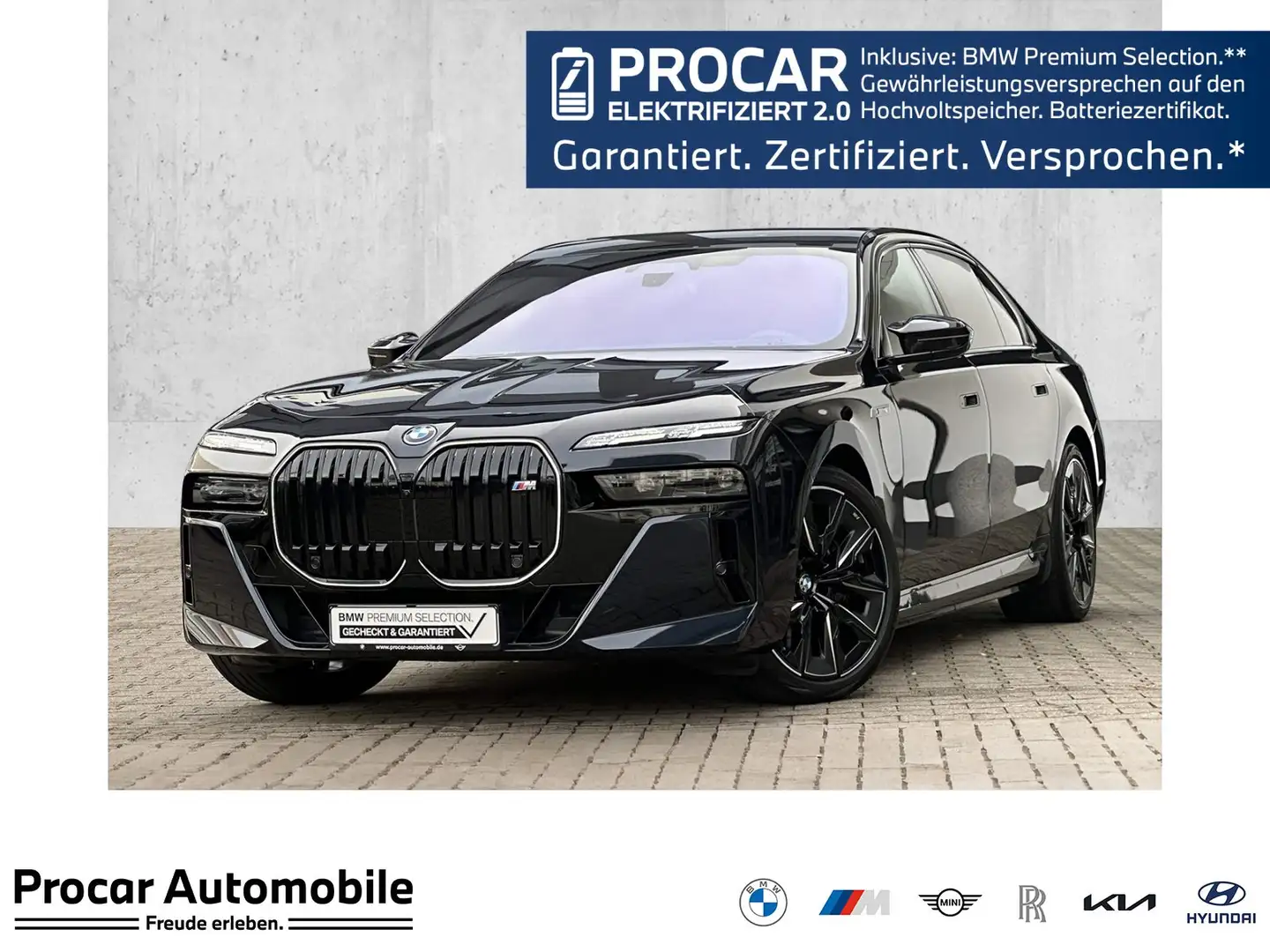 BMW i7 M70 xDrive SkyLounge TV DA/PA Prof B&W 21" Noir - 1