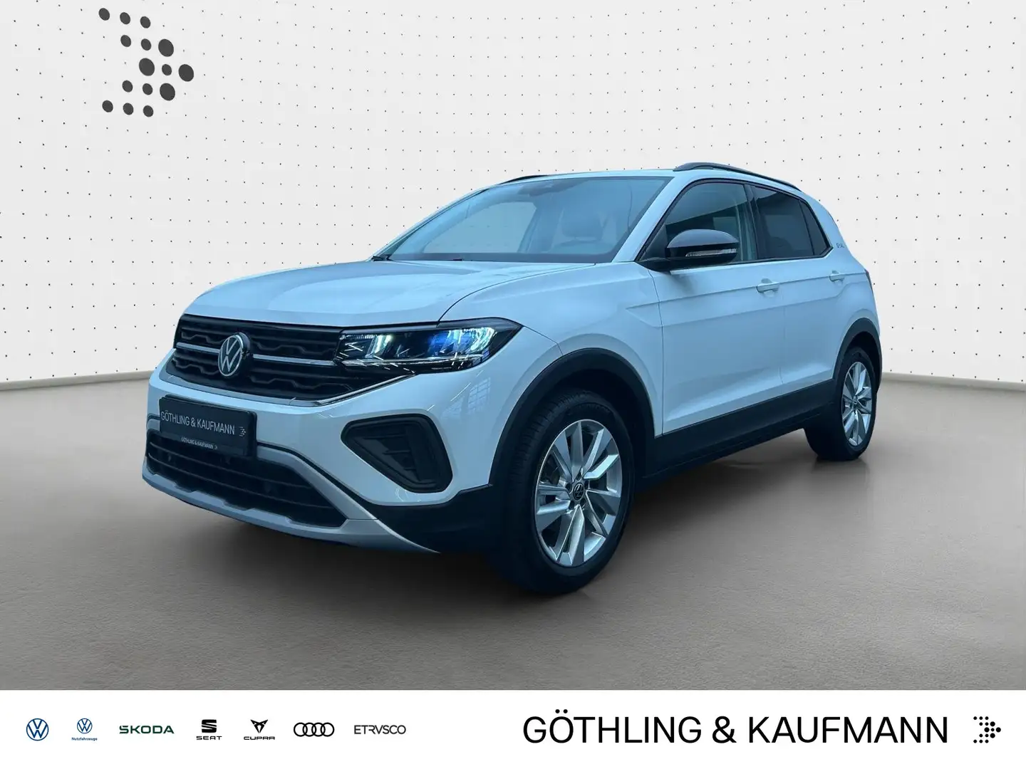 Volkswagen T-Cross Life GOAL 1.0 TSI*NAVI*LED*SHZ*PDC*ACC*A Weiß - 1