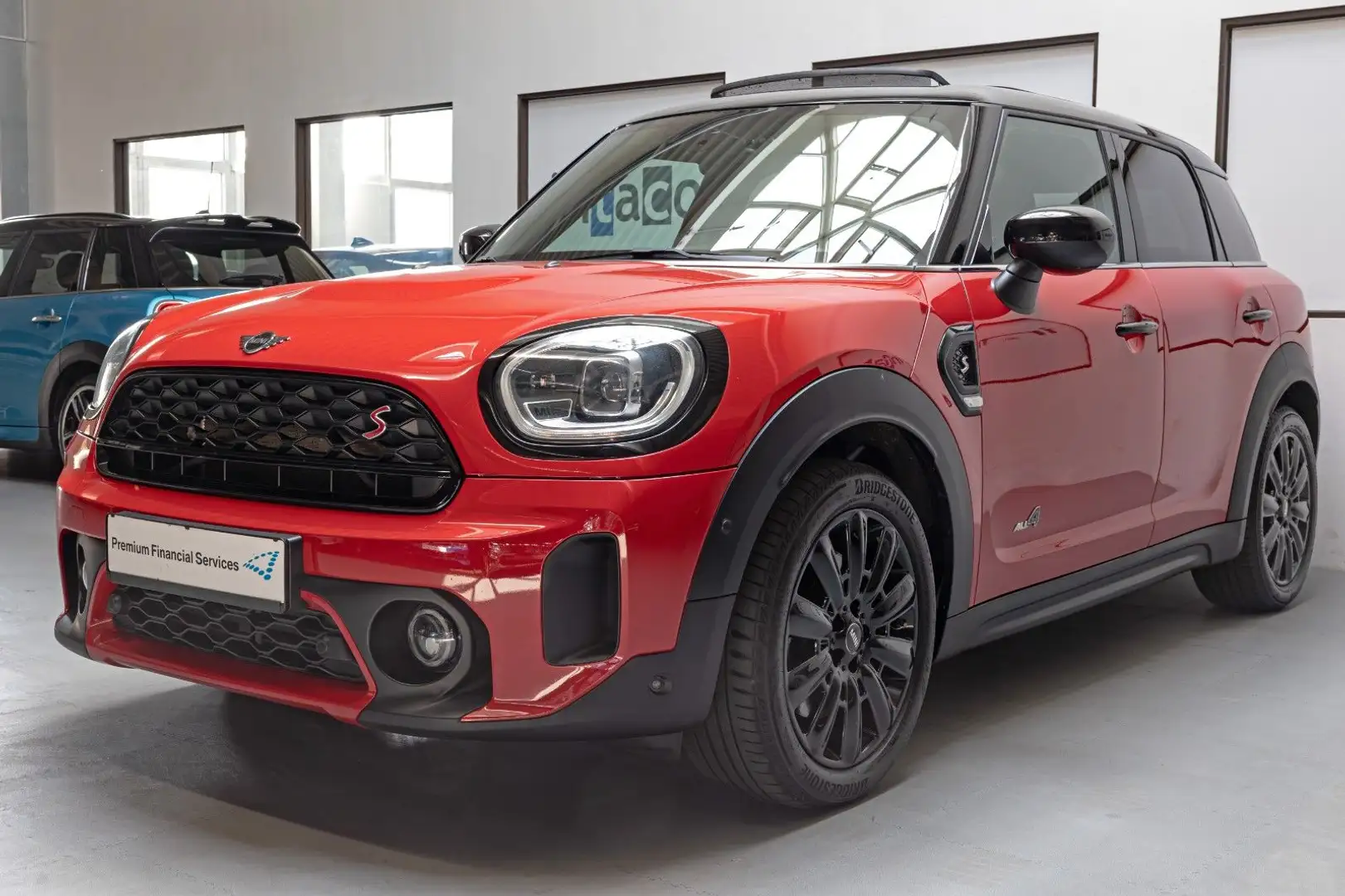 MINI Cooper S Countryman ALL4 LED Navi HUD Pano H&K! Rouge - 1