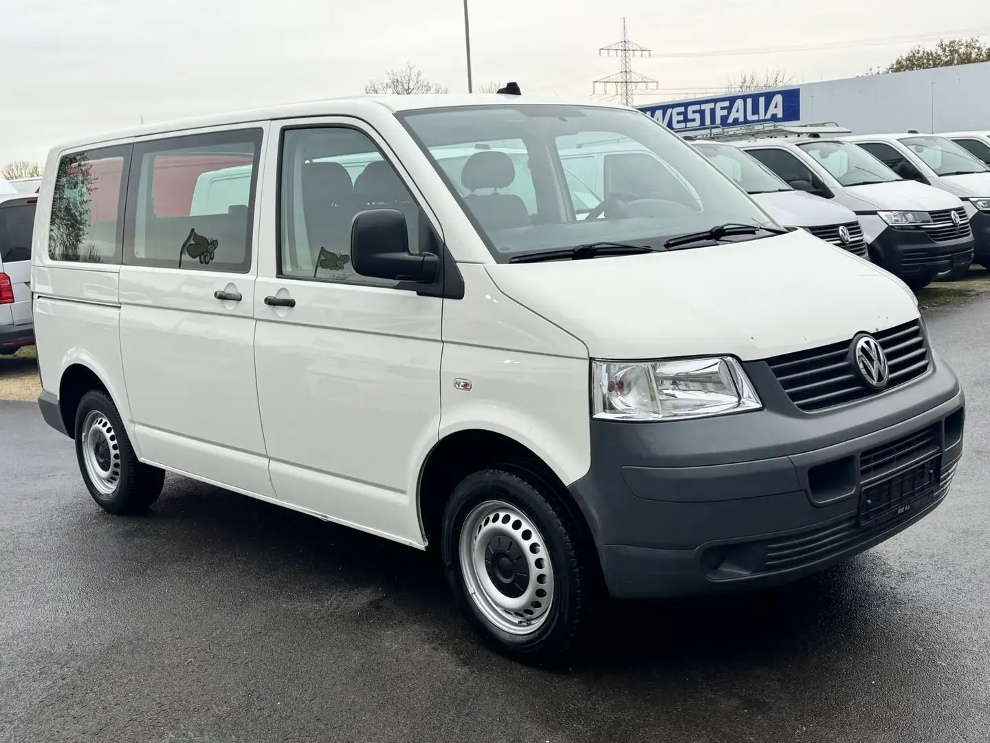 Volkswagen T5 Kombi /Transporter 2.5 Diesel DPF Klima*Tempo Bianco - 2
