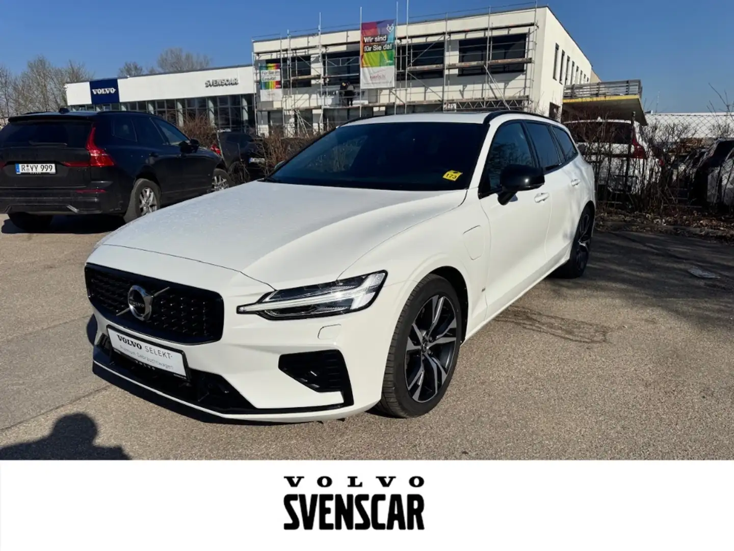 Volvo V60 R Design Recharge Plug-In Hybrid AWD T6 Twin Engin Blanco - 1