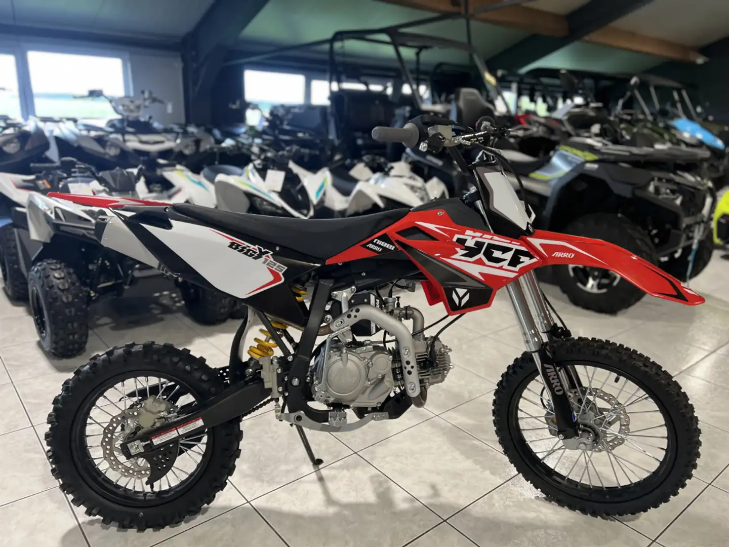 YCF Bigy 125 MX Rouge - 1