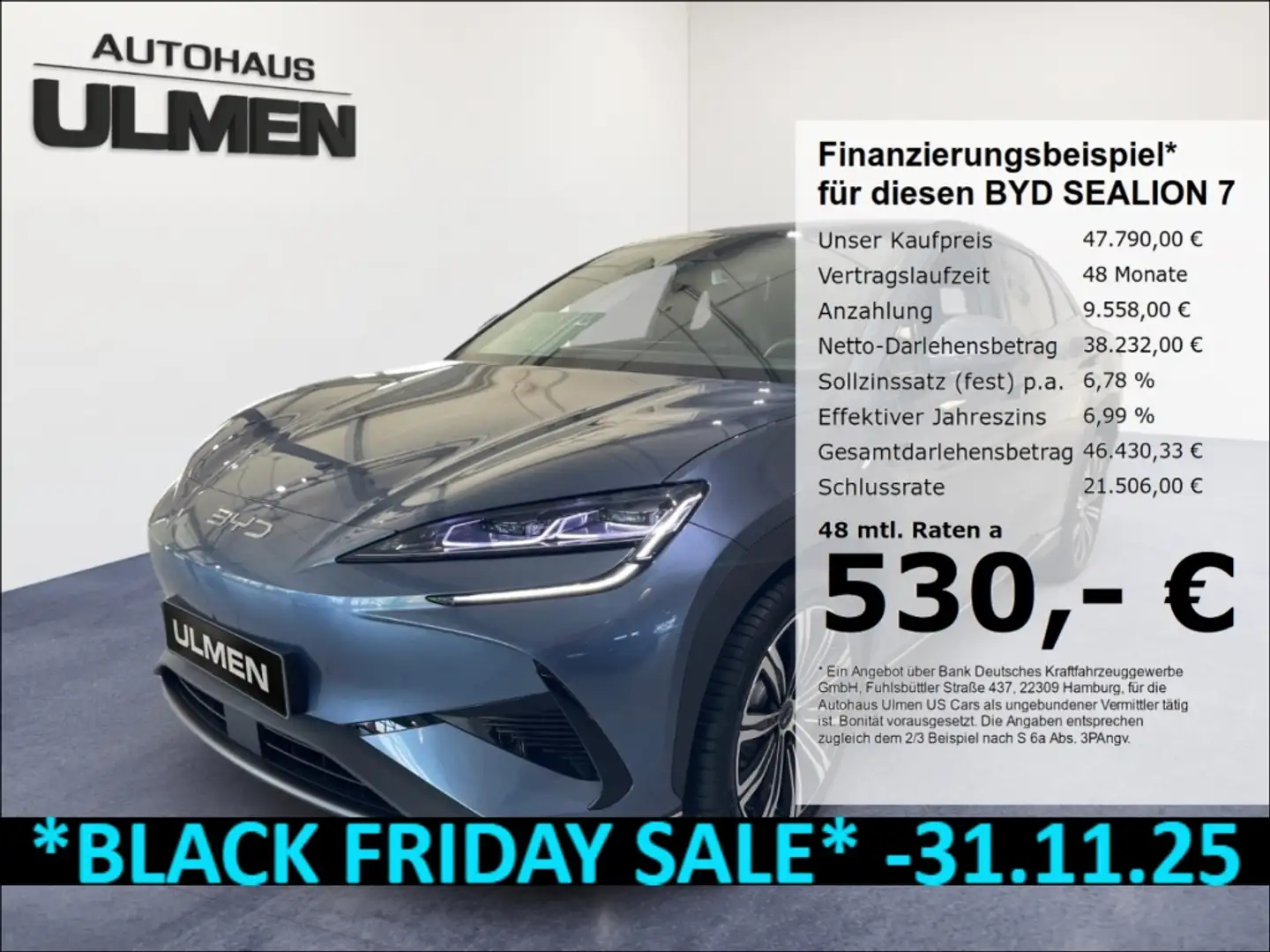 BYD Sealion 7 Design AWD 390KW Pano 20Zoll Top Ausstattung Grau - 1