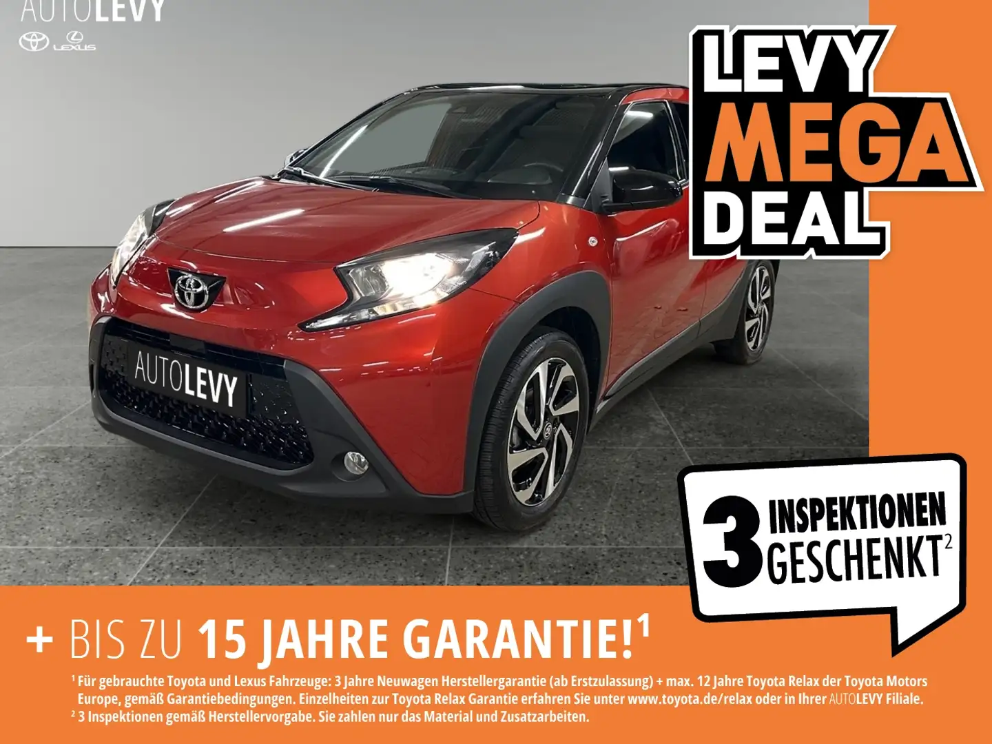 Toyota Aygo X 1.0 +Automatik+Kamera+CarPlay+ACC+ Rot - 1