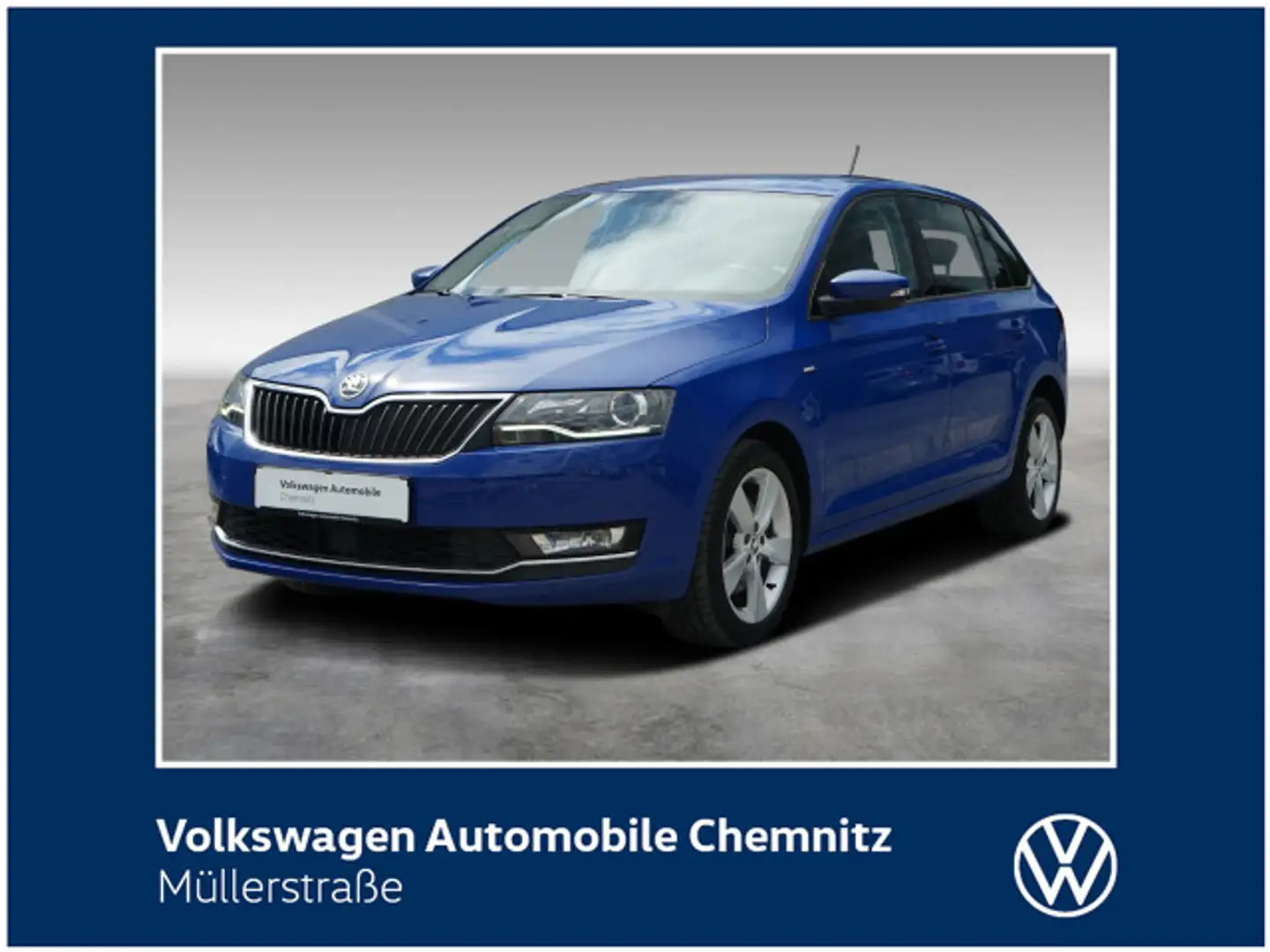 Skoda 1.0 TSI Spaceback Clever Bluetooth DAB Blau - 1