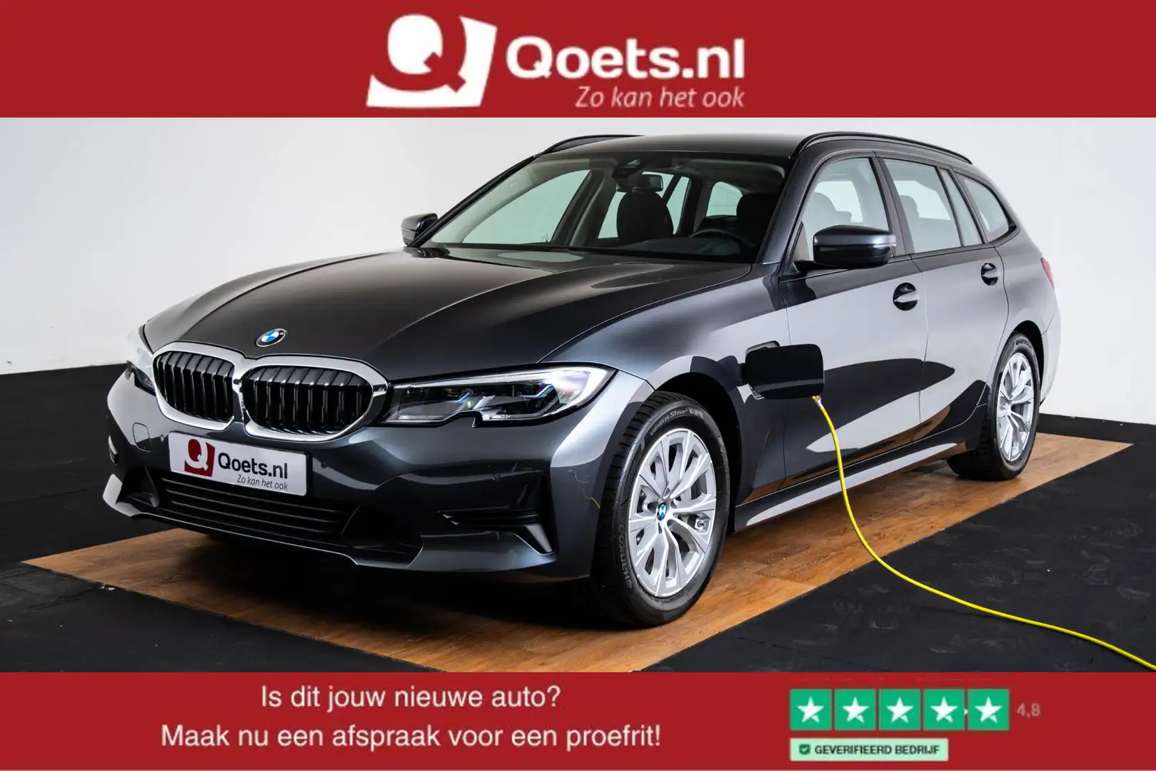 BMW 330 3-serie Touring 330e High Executive Head Up - Elek Grijs - 1
