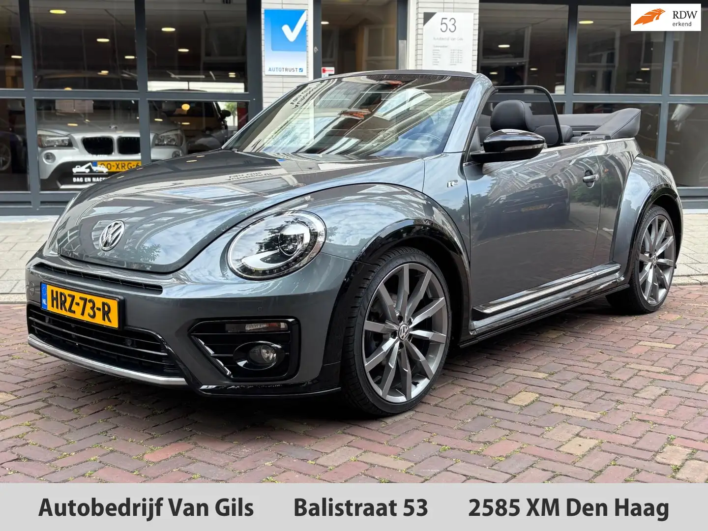 Volkswagen Beetle Cabriolet 1.4 TSI Sport BlueMotion R-LINE | AIRCO Grau - 1
