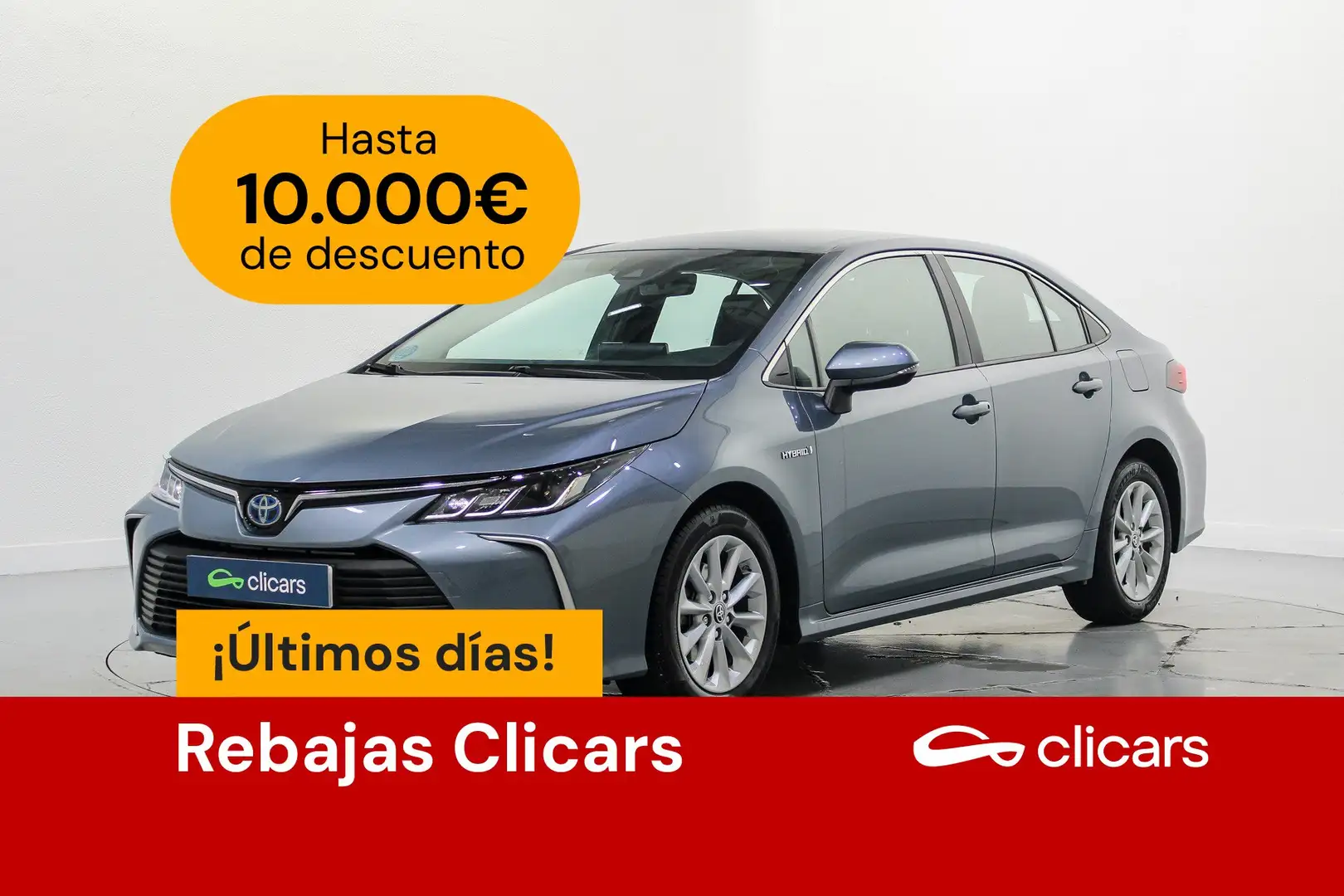 Toyota Corolla Sedán 125H Active Tech Gris - 1
