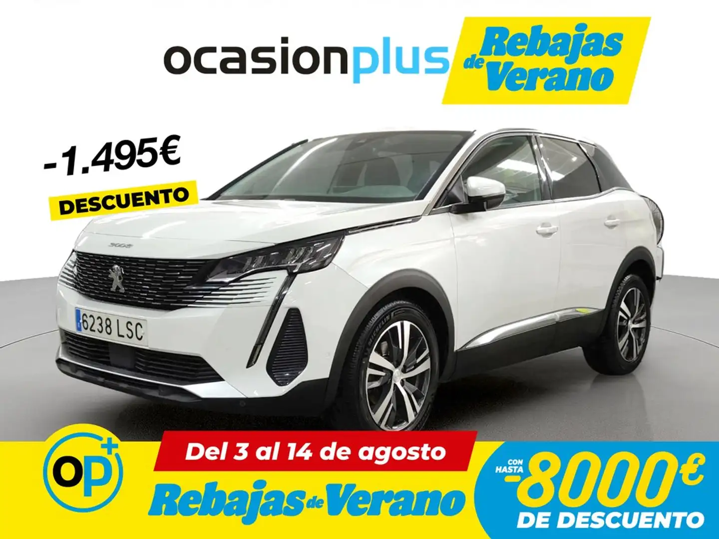 Peugeot 3008 1.5BlueHDi Allure S&S 130 Blanco - 1