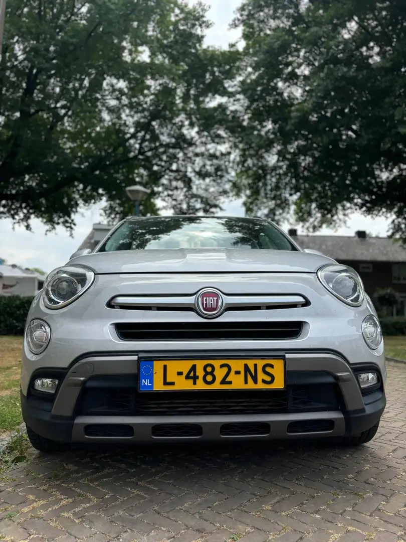 Fiat 500X Cross 1.4 Turbo 140 PK Zilver - 1