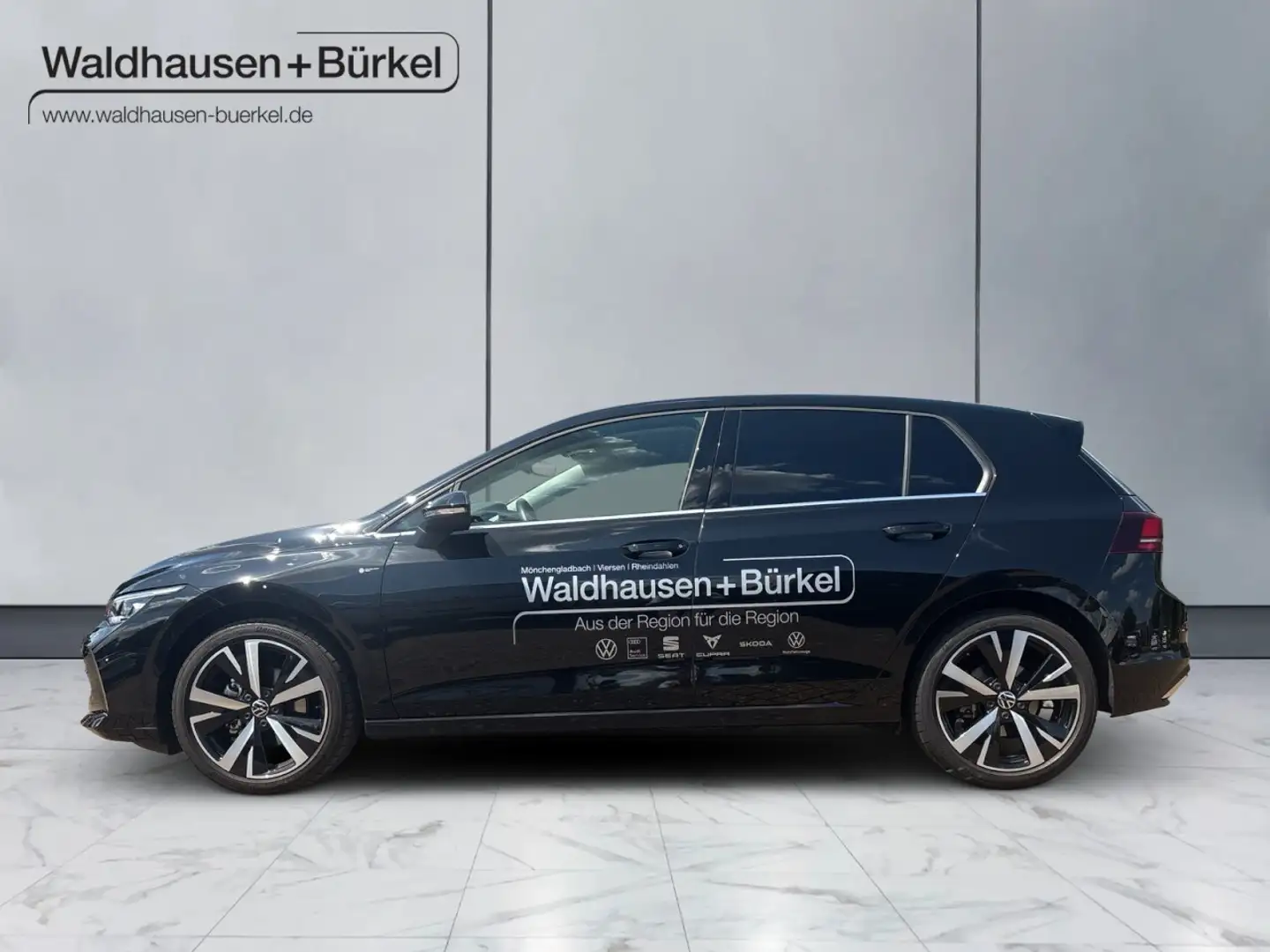 Volkswagen Golf Style 1.5 l eTSI DSG*DAB*ACC*APP*LED+*RFK* Klima Schwarz - 2