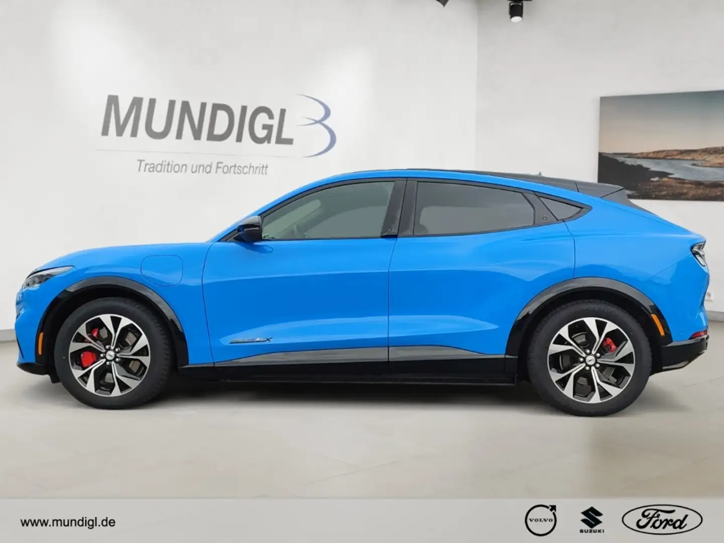 Ford Mustang Mach-E Premium AWD Panorama Navi Memory Sitze B & O 360 K Blau - 2