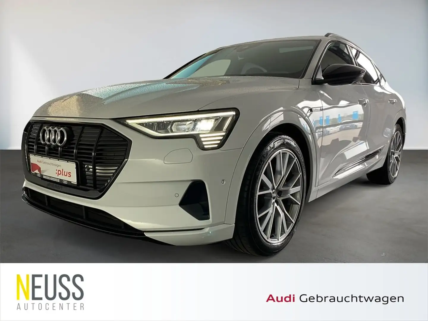 Audi e-tron Sportback 55 quattro S line PANO+HUD+360°+AHK Weiß - 1