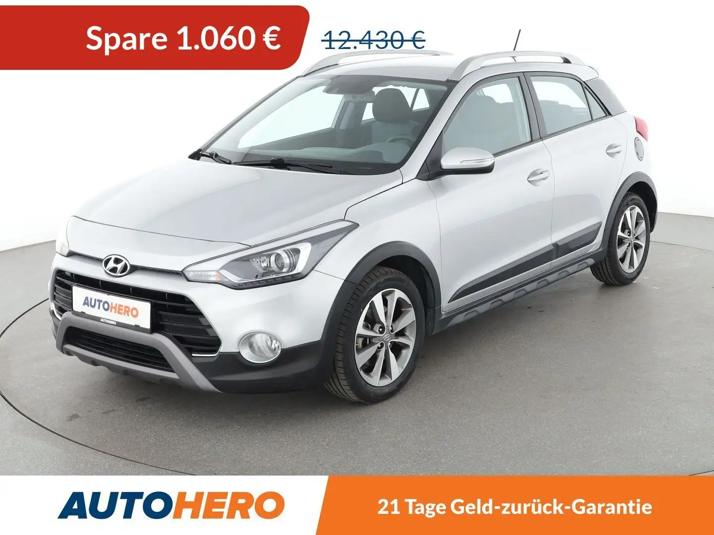 Hyundai i20 1.0 Trend blue*NAVI*TEMPO*CAM*PDC*SHZ*KLIMA* Argent - 1