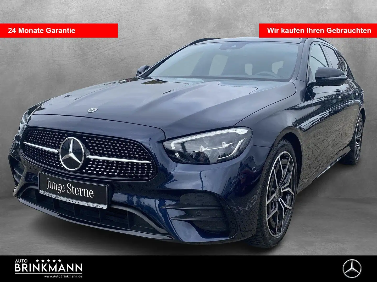 Mercedes-Benz E 220 E 220 dT AMG-LINE/BURMESTER/NIGHT/KAMERA/LED SHZ Blau - 1