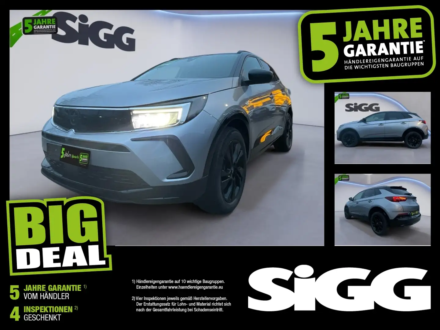 Opel Grandland 1.2 T GS Line Automatik, Navi, Klima Gris - 1