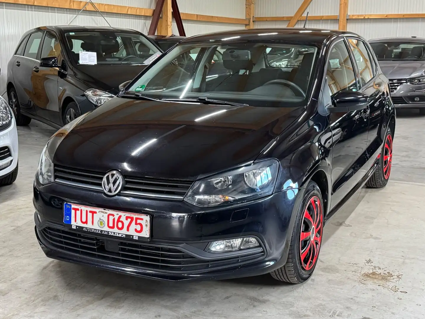 Volkswagen Polo Trendline BMT/Start-Stopp/SHZ/1.HAND/SERVICE NEU Negro - 1