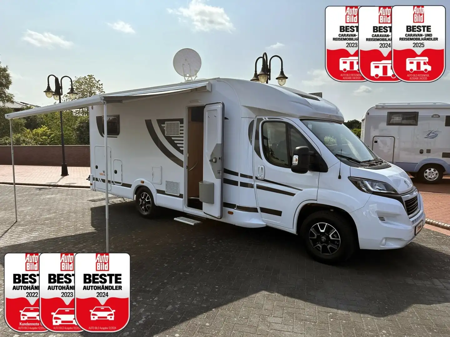 Knaus Ti700 Soma 3,85t +Wohnraumklima+Backofen+TV+Kamera Blanco - 1