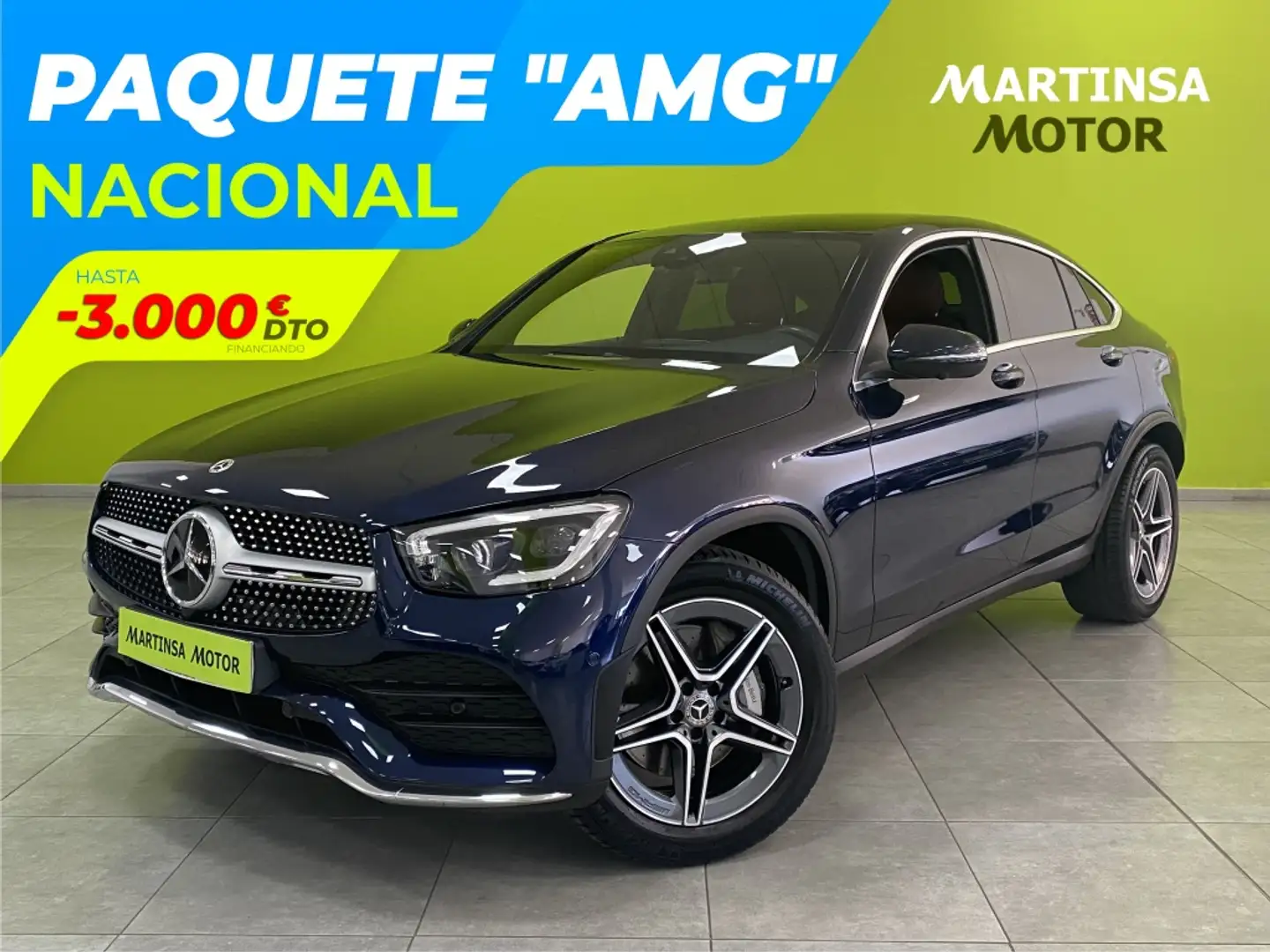 Mercedes-Benz GLC 220 Coupé 220d 4Matic 9G-Tronic Azul - 1