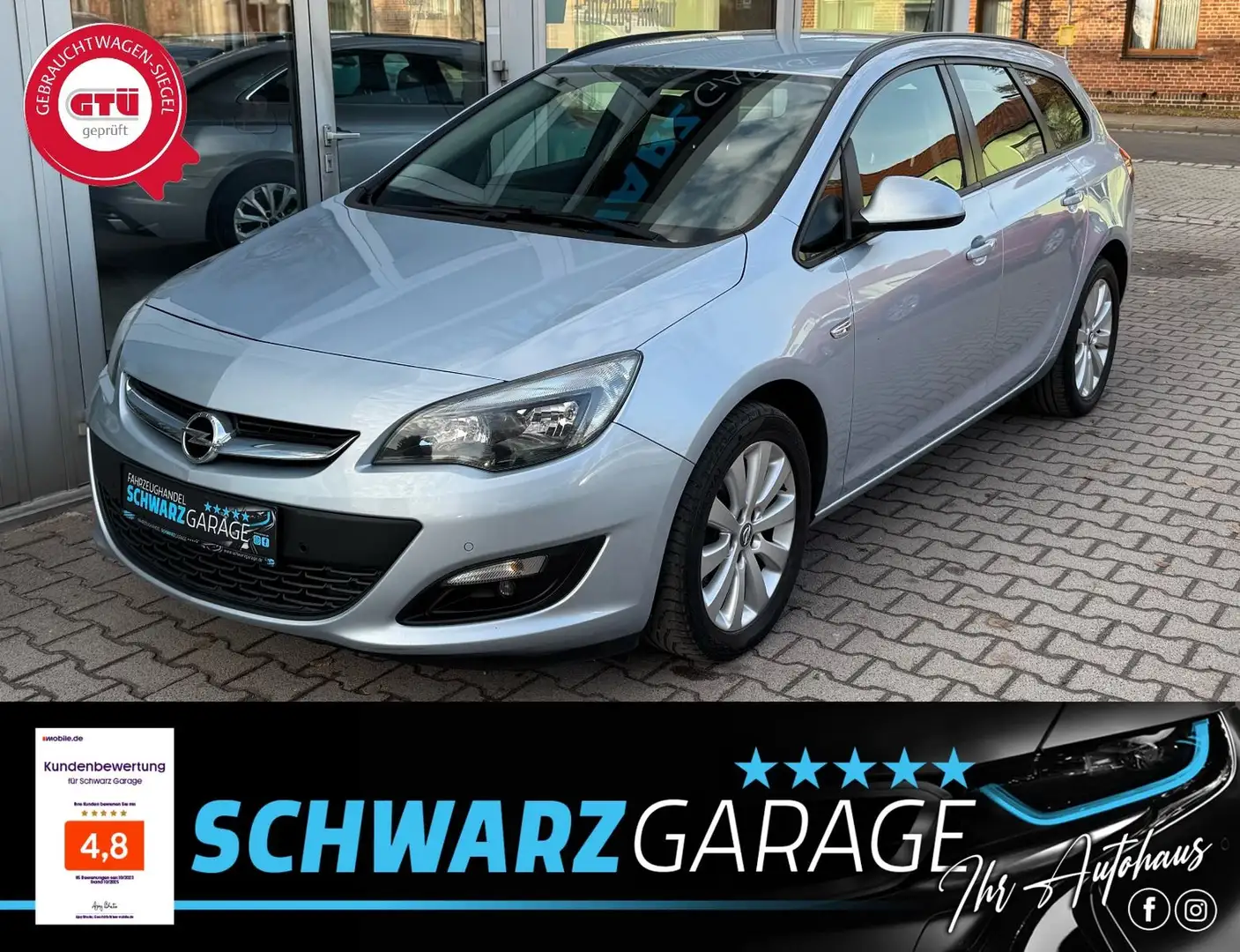 Opel Astra J Sports Tourer Edition*TEMPOMAT* Silber - 1