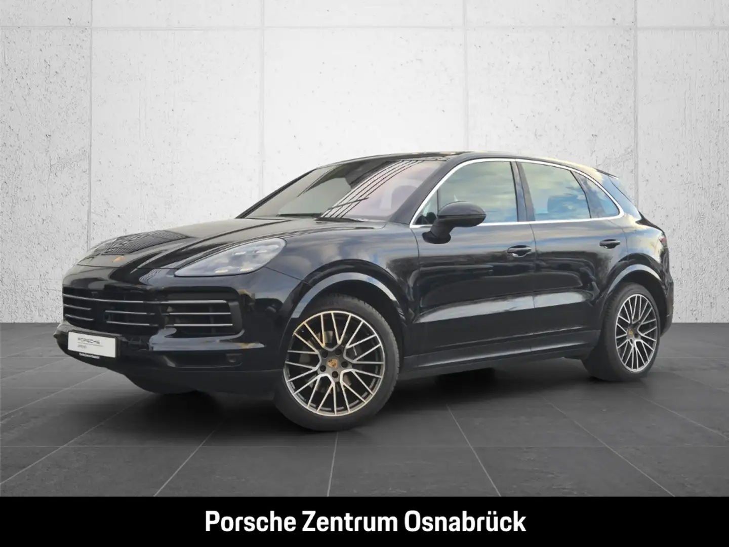 Porsche Cayenne Pano AHK Luft BOSE Matrix Soft-Close Head-Up InnoD Schwarz - 1