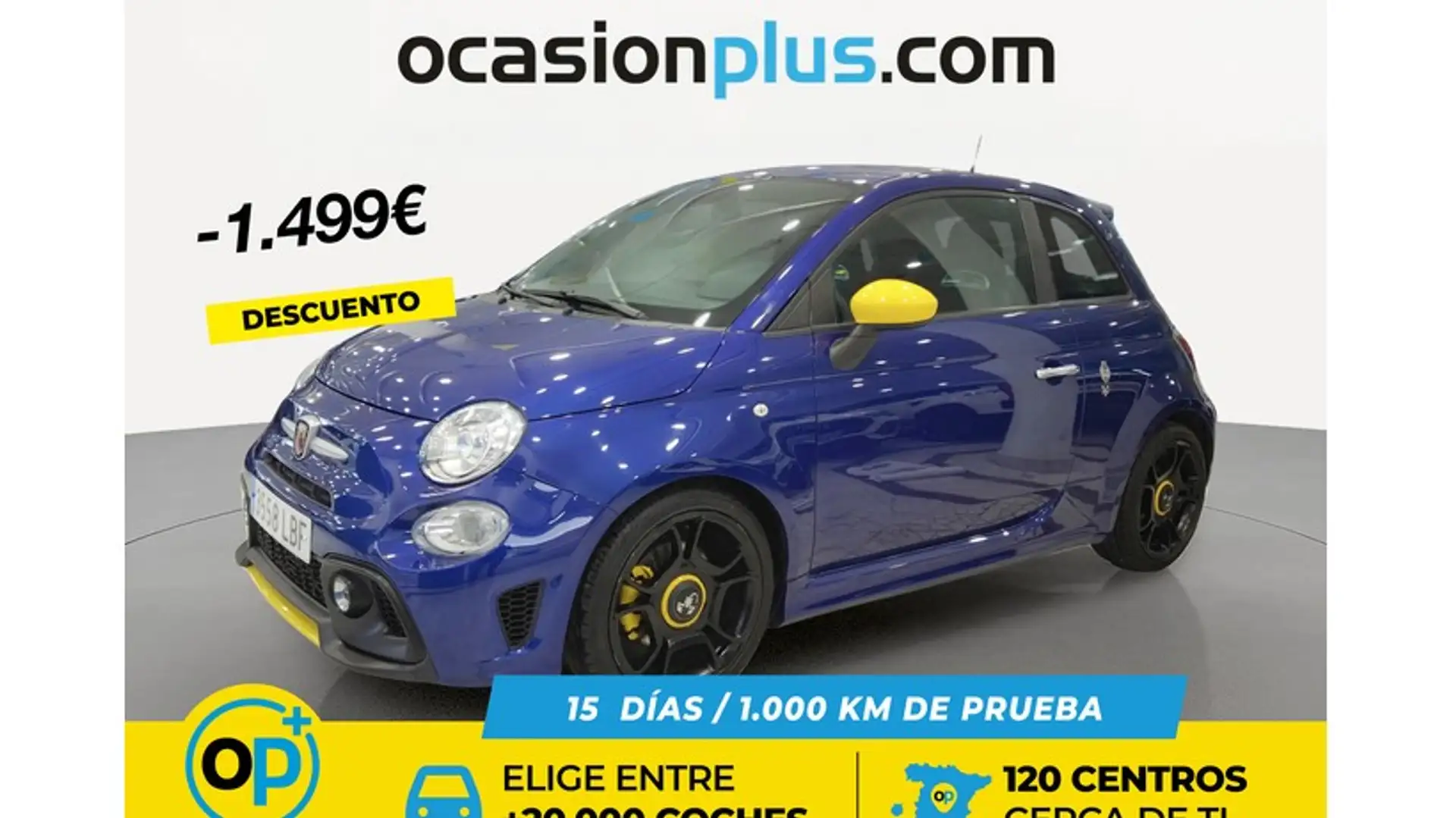 Abarth 595 1.4T JET PISTA 118KW Bleu - 1