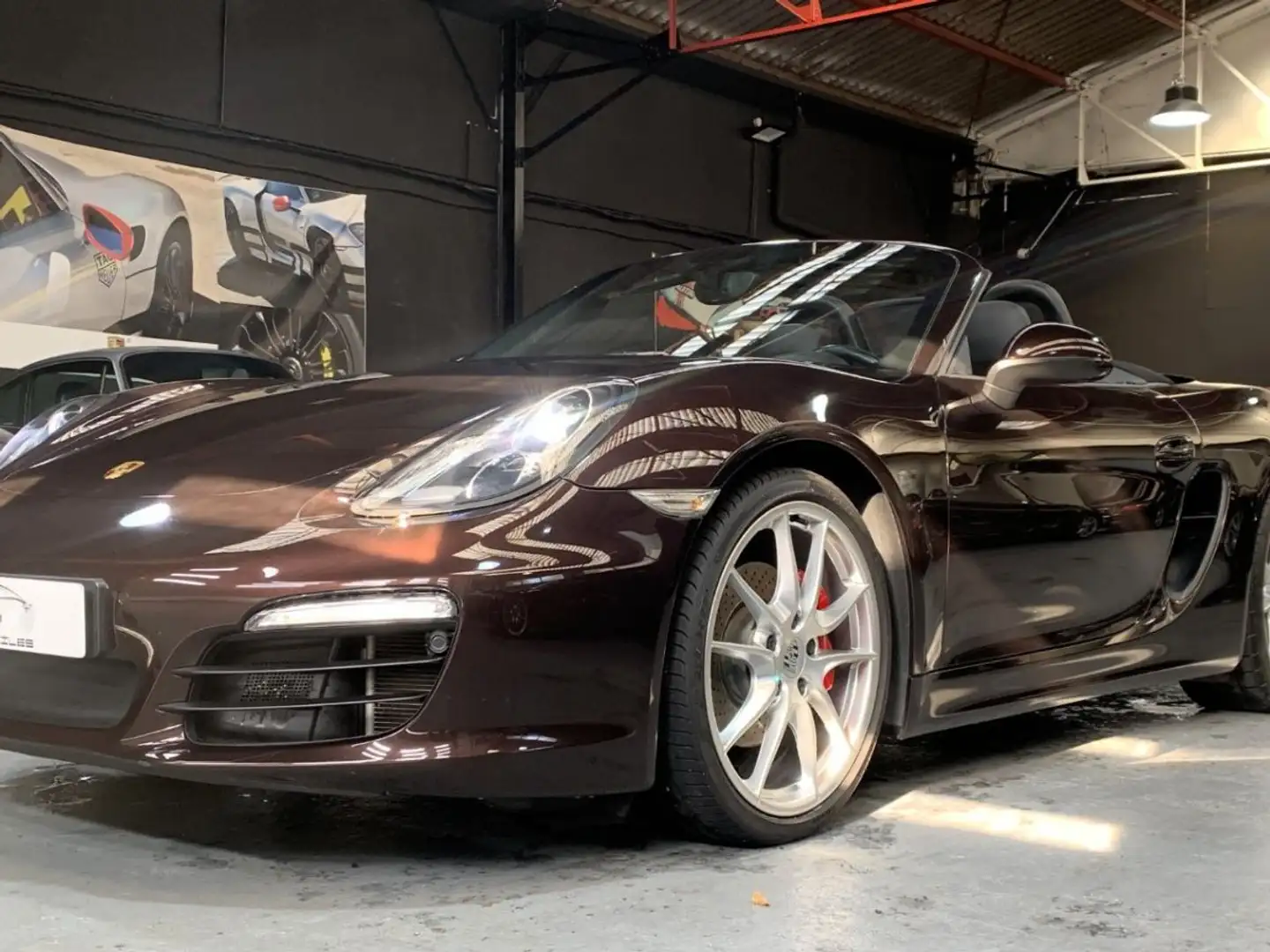 Porsche Boxster 981 S 3.4 315CV / 1 MAIN/PASM/ 70400 KMS/ MAHAGONY - 2