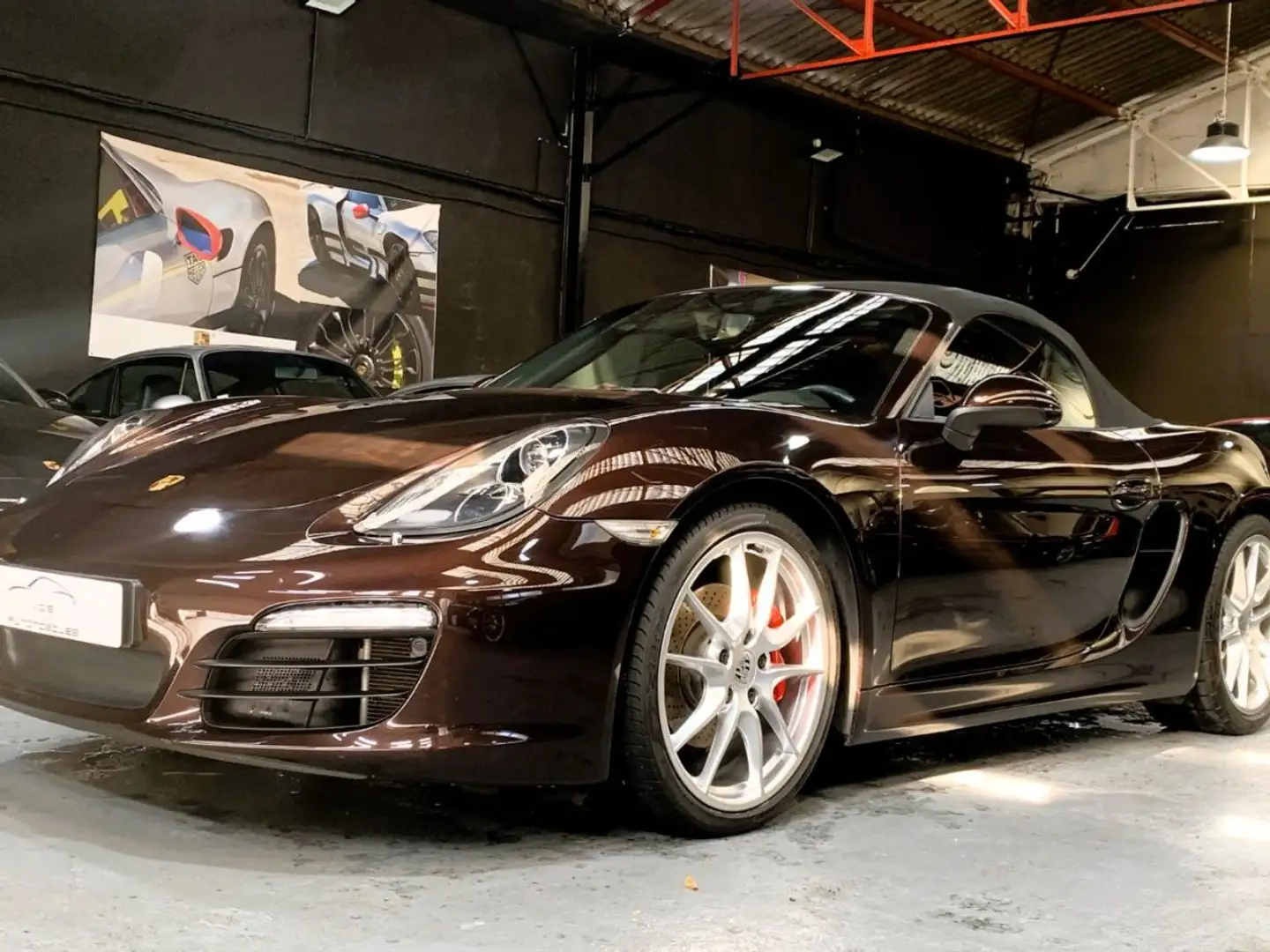 Porsche Boxster 981 S 3.4 315CV / 1 MAIN/PASM/ 70400 KMS/ MAHAGONY - 1
