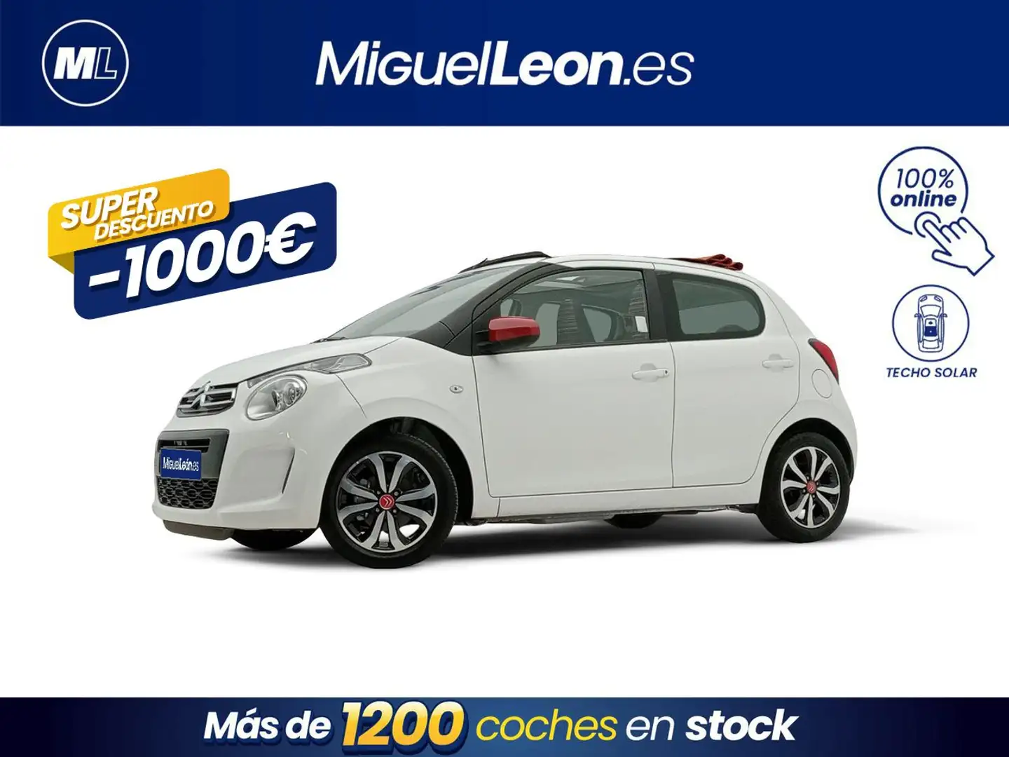 Citroen C1 VTi 53kW (72CV) S&S City Edition Blanco - 1