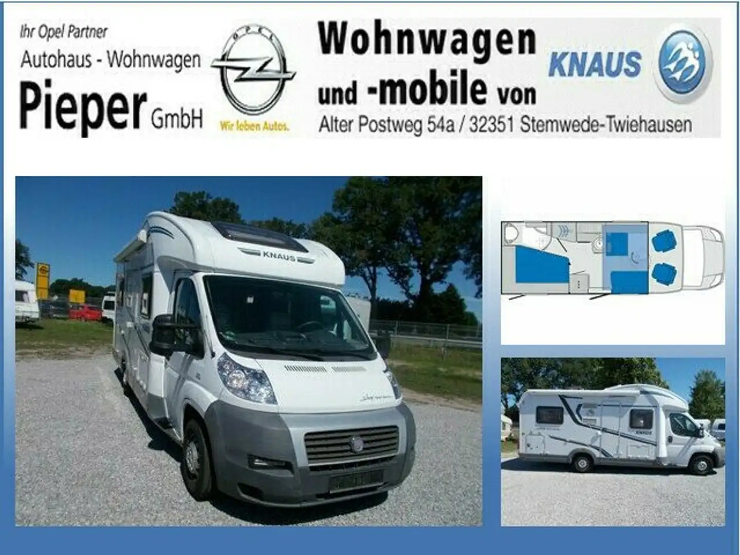 Knaus Sky Wave 650 MF Klima, el. Hubbett, Tempomat - 1