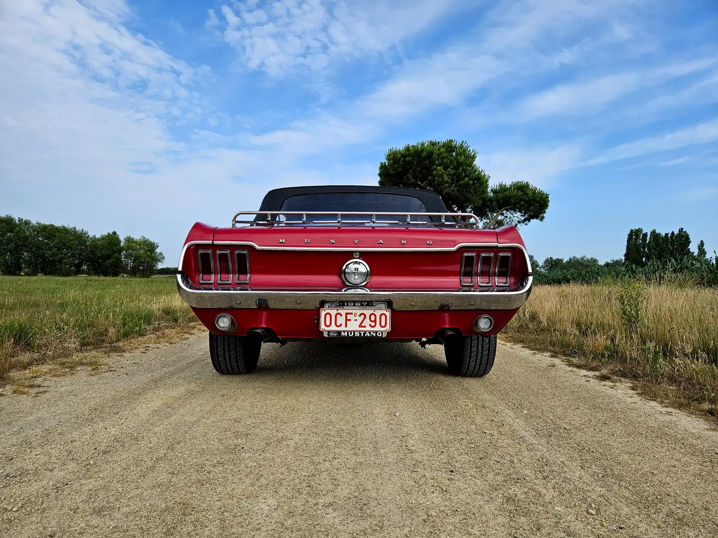Ford Mustang 1967 Cabrio V8 289cu Rouge - 2