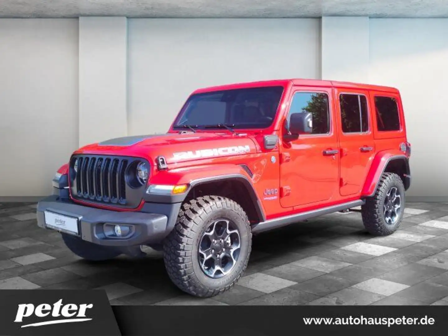 Jeep Wrangler 2.0 Plug-In Hybrid Rubicon Unlimited Rood - 1