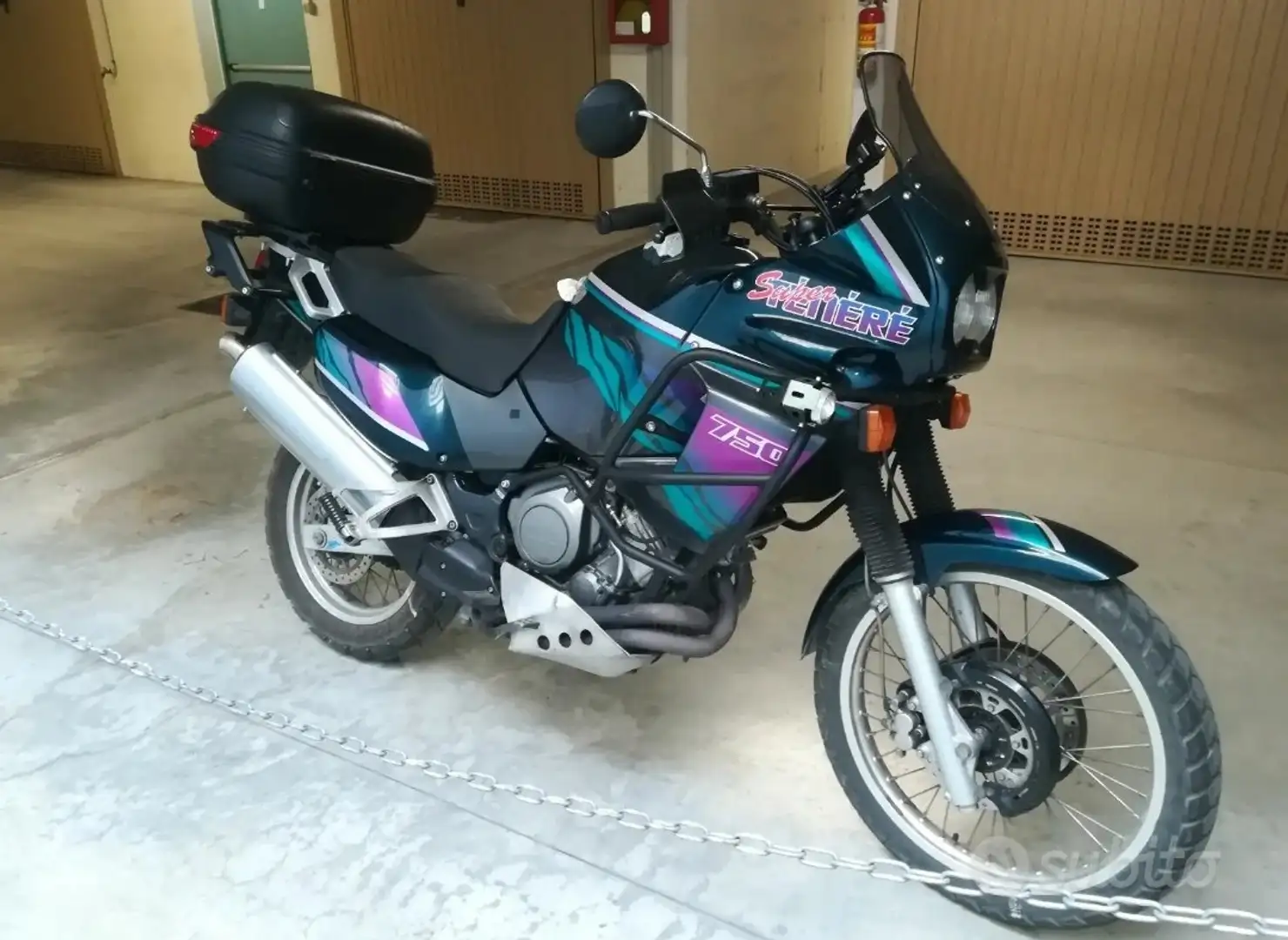 Yamaha XTZ 750 Bleu - 2