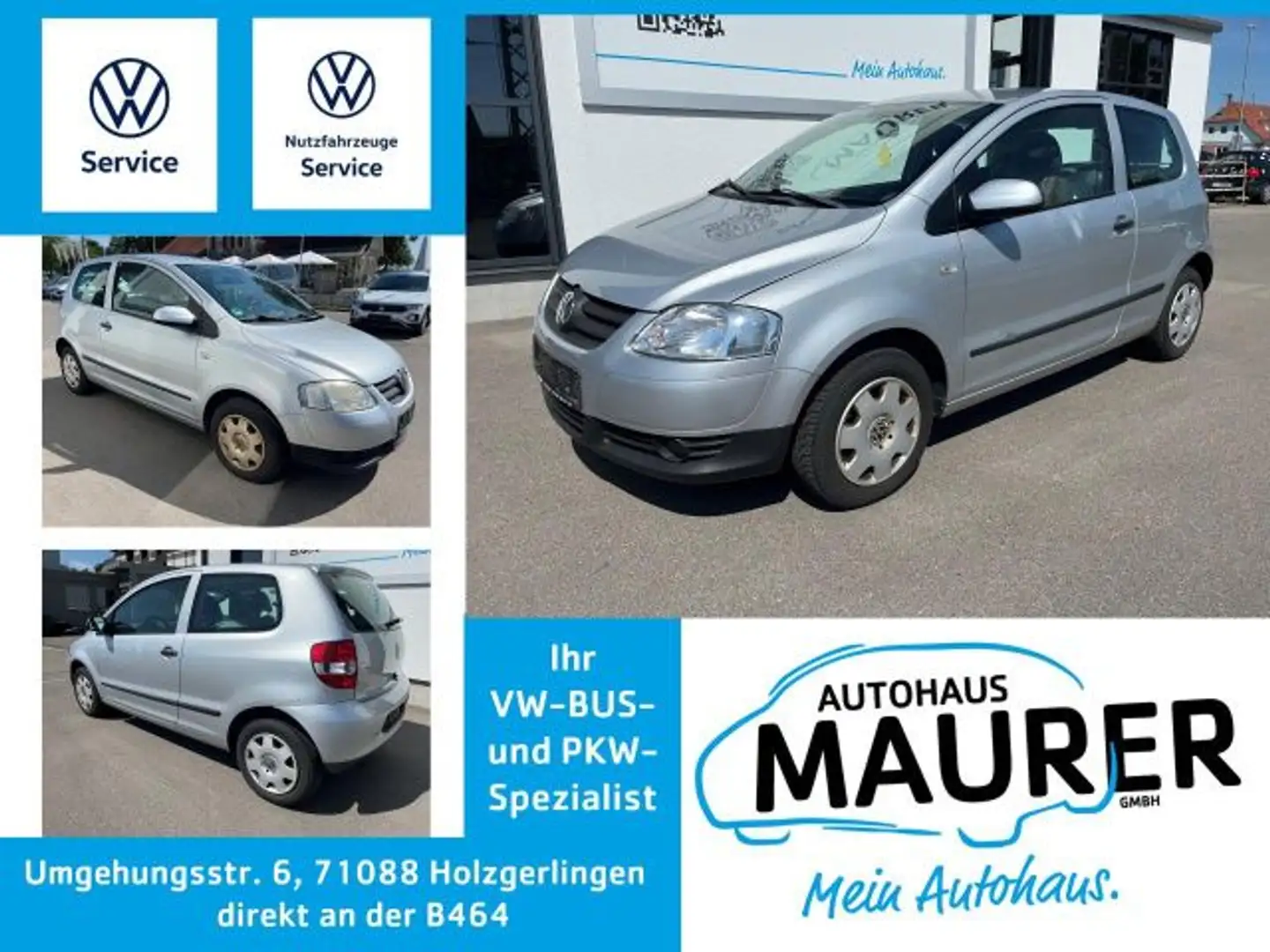 Volkswagen Fox 1,4 Klimaanlage Radio ABS Servo Zilver - 1