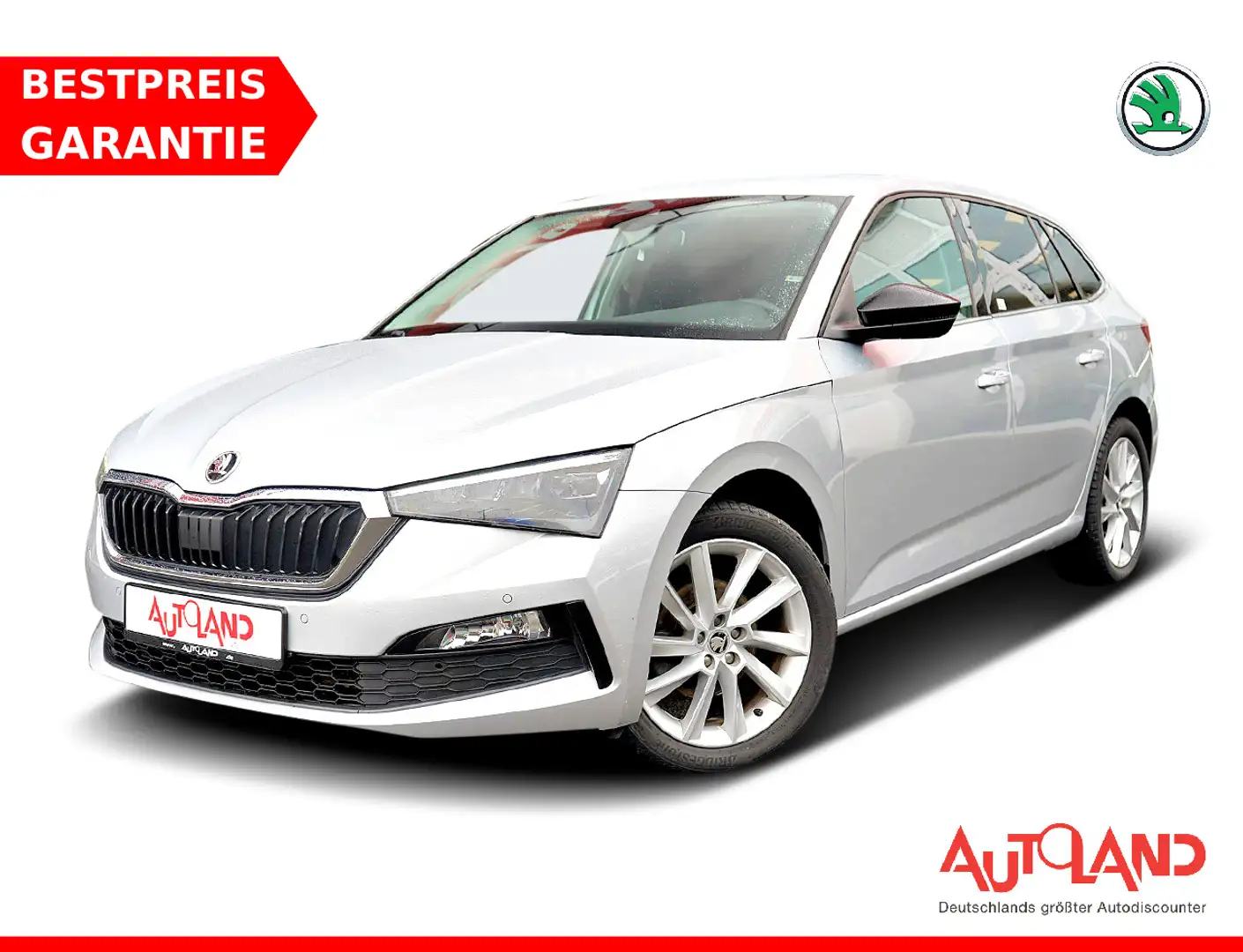 Skoda Scala 1.5 TSI Style DSG LED SmartLink Kamera AHK Argent - 1