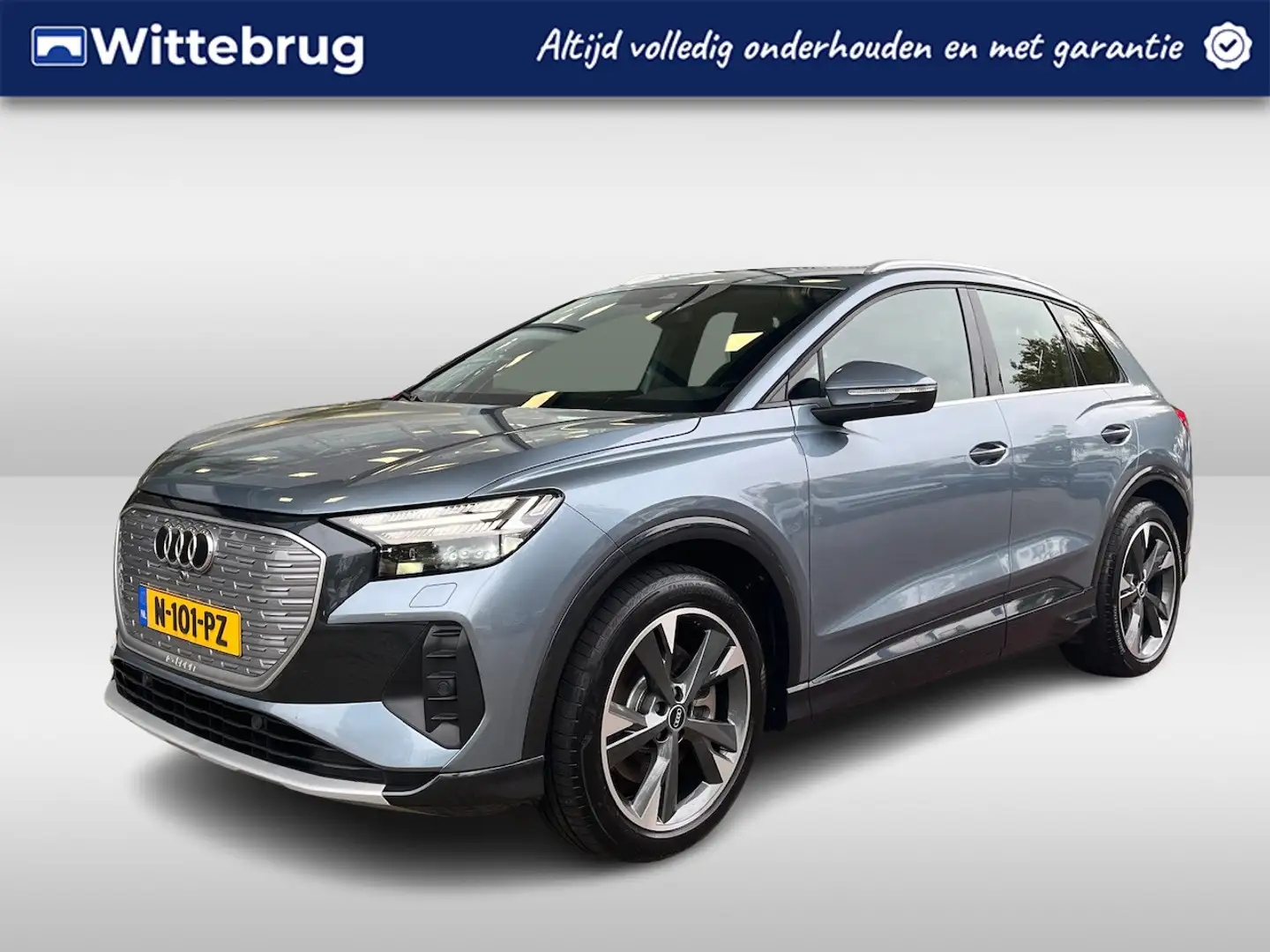 Audi Q4 e-tron 40 Launch edition Advanced 77 kWh Bleu - 1