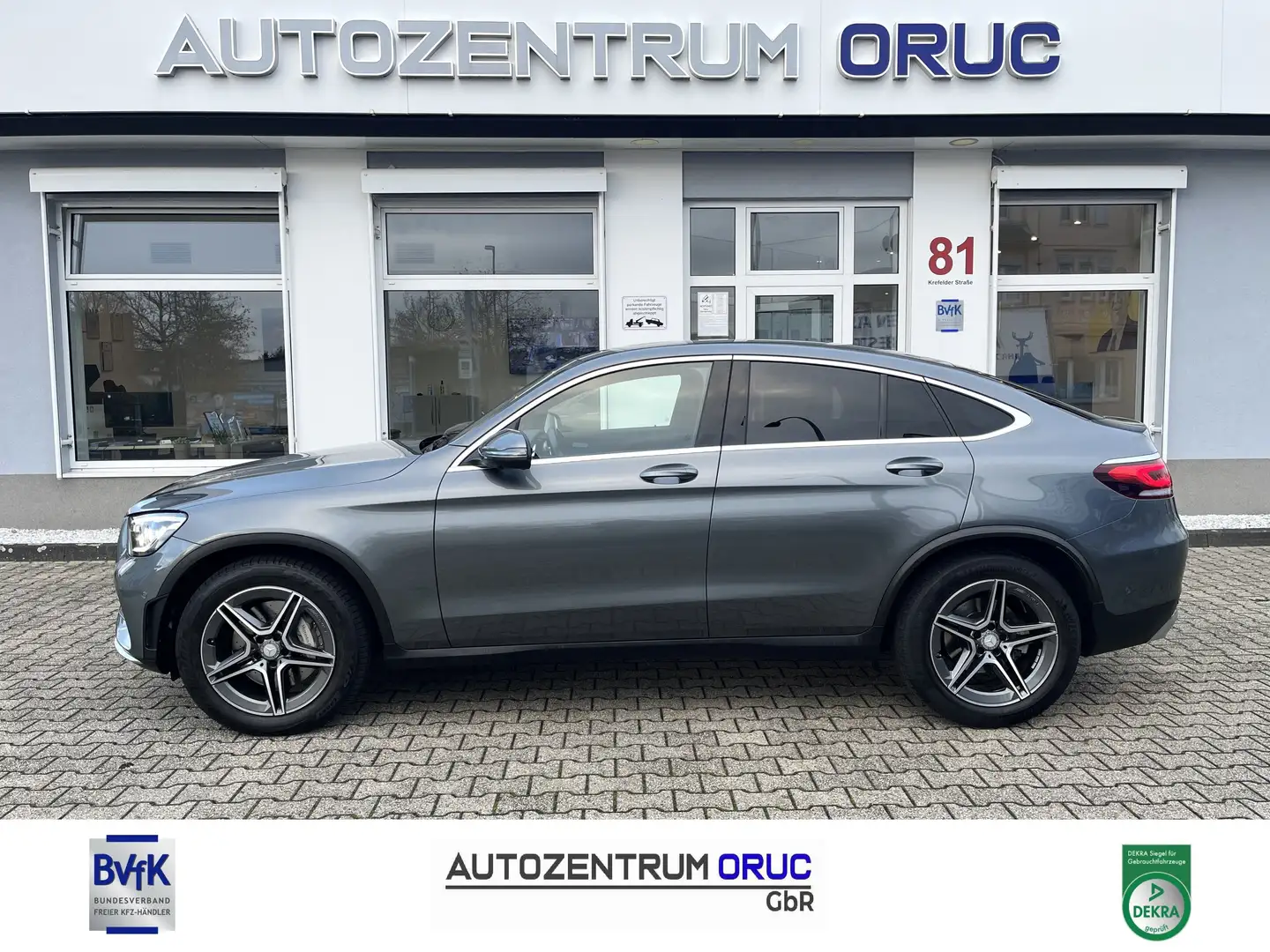 Mercedes-Benz GLC 220 d Coupe AMG Line *LED*Distr.*Navi* Gris - 1
