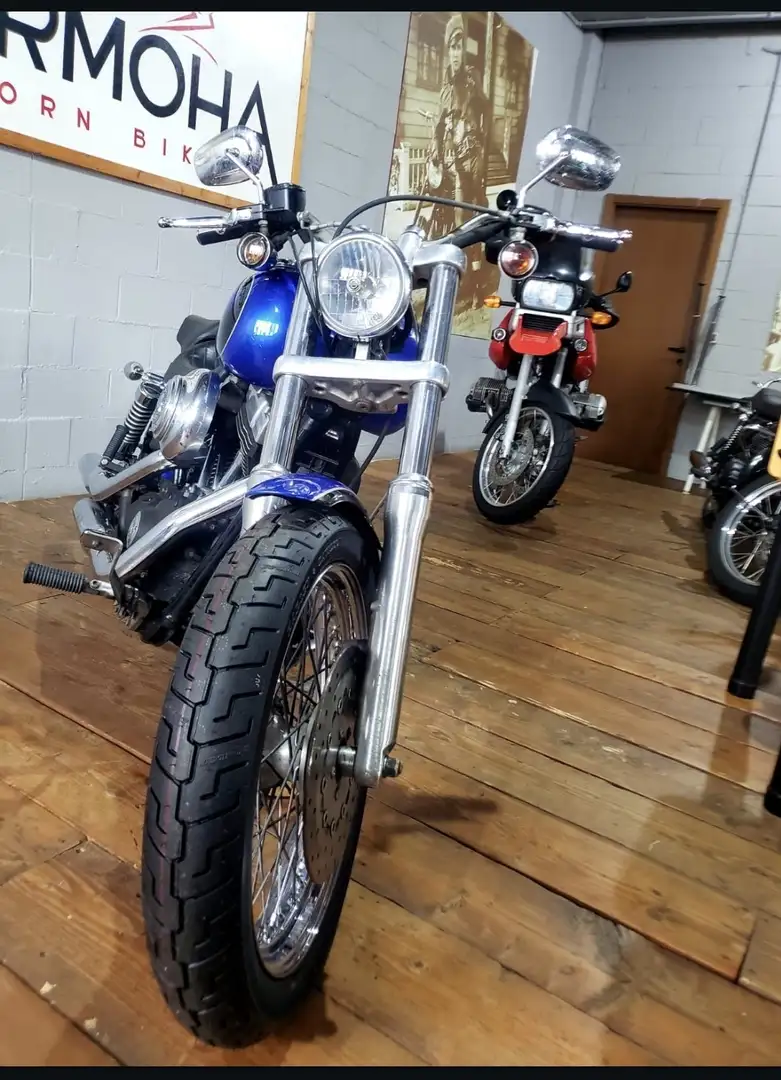 Harley-Davidson Dyna Fat Bob Modrá - 1