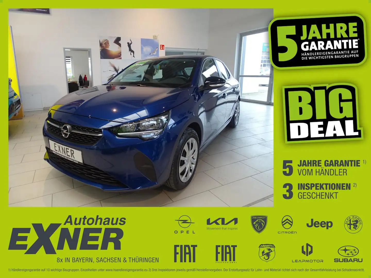 Opel Corsa-e EDITION SHZ+KlimaA+PDC+AUT+BLUETOOTH Blau - 1