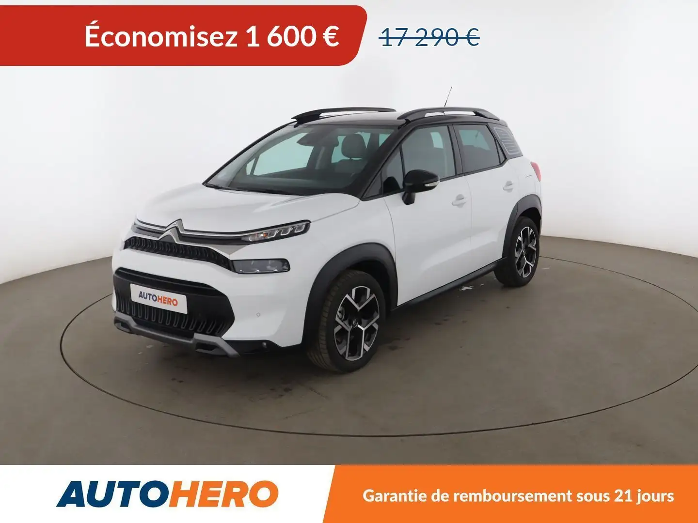 Citroen C3 Aircross 1.2 PureTech Shine Pack EAT6 Blanc - 1