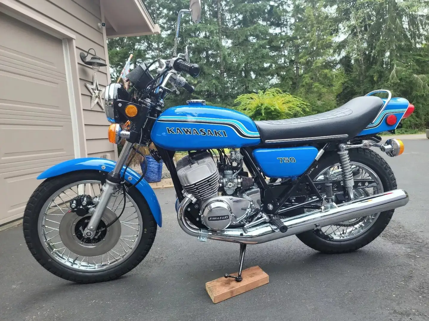 Kawasaki 750 H2 Blue - 2