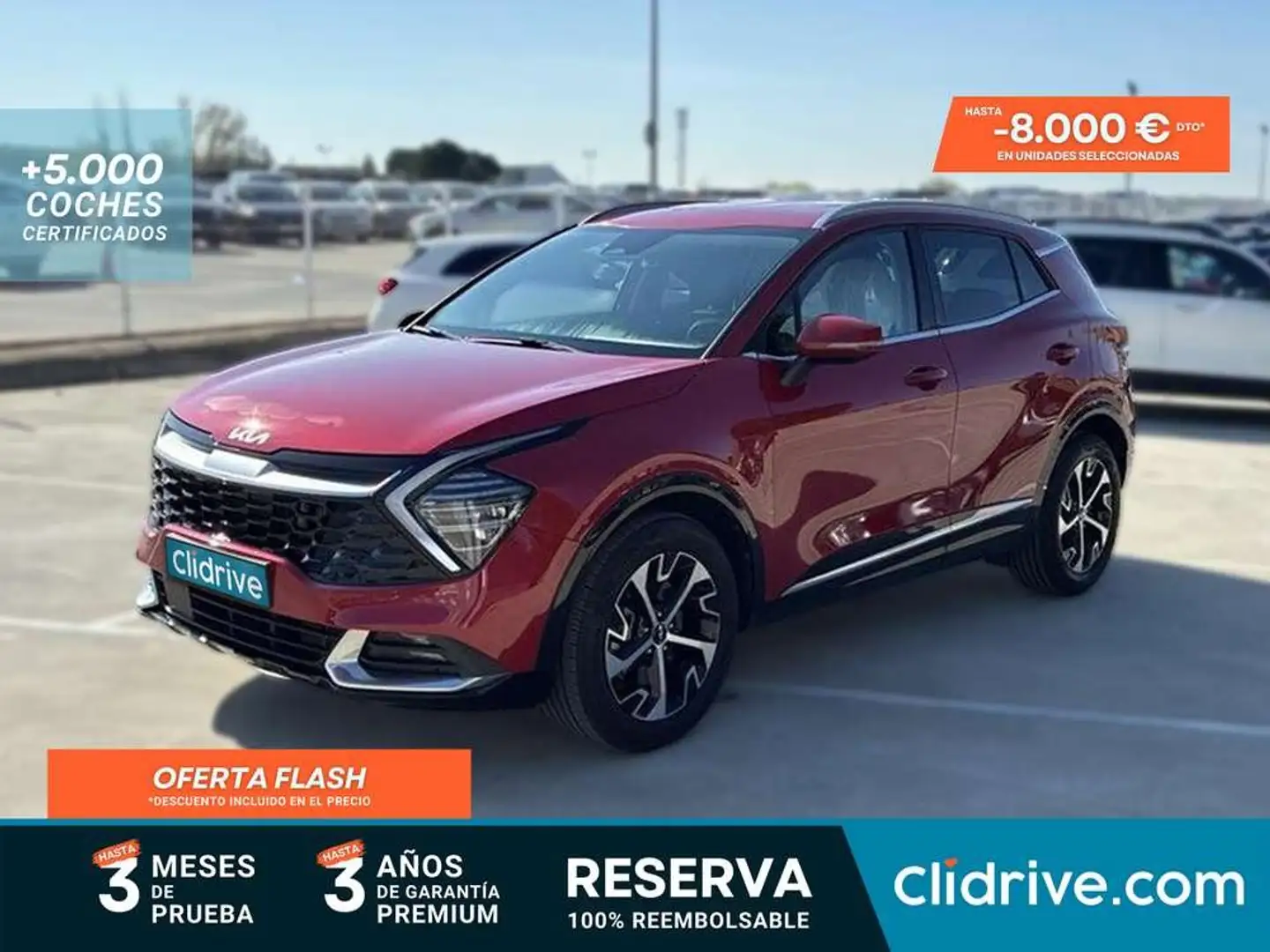 Kia Sportage 1.6 TGDi HEV Tech 4X2 Rojo - 1