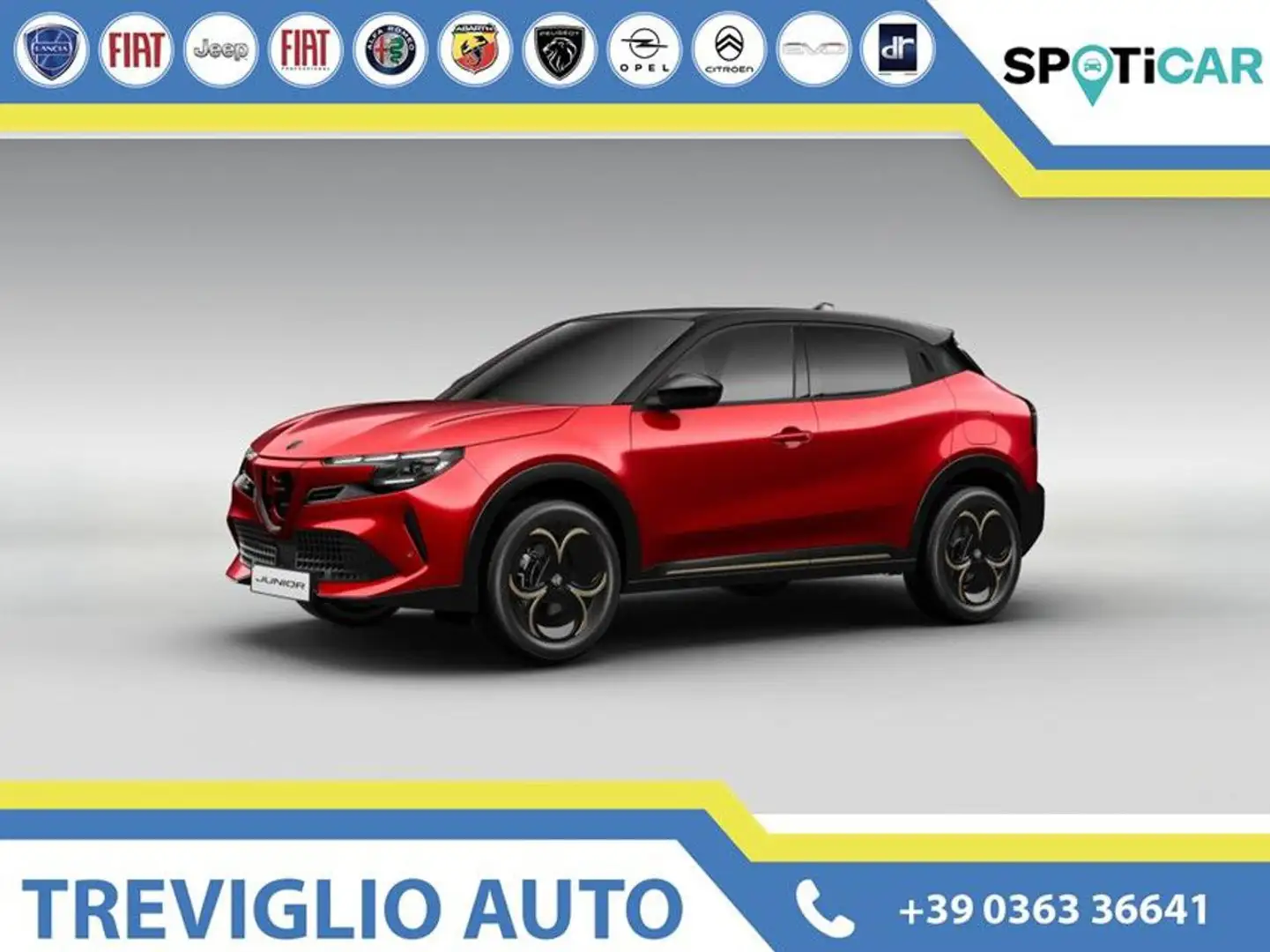 Alfa Romeo Junior 1.2 145 CV Hybrid eDCT6 Q4 Intensa Rosso - 1