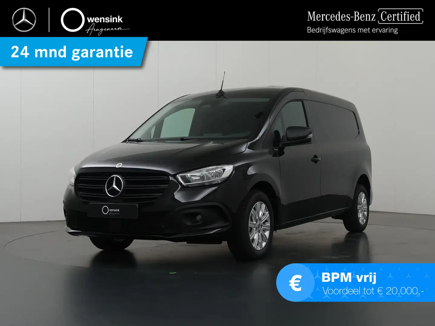 Mercedes-Benz Citan 110 CDI L2 Pro Automaat | BPM VRIJ | Achteruitrijc Zwart - 1