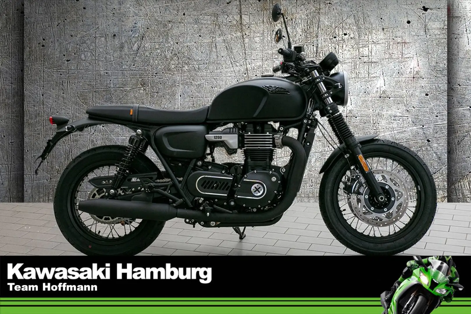 Brixton Cromwell 1200 ABS, unfallfrei, Lieferservice Czarny - 1