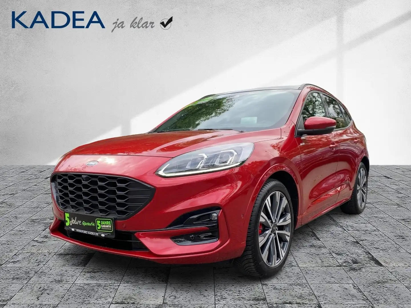 Ford Kuga 2.5 FHEV ST-Line X Kamera|ACC|Schiebedach Rot - 2
