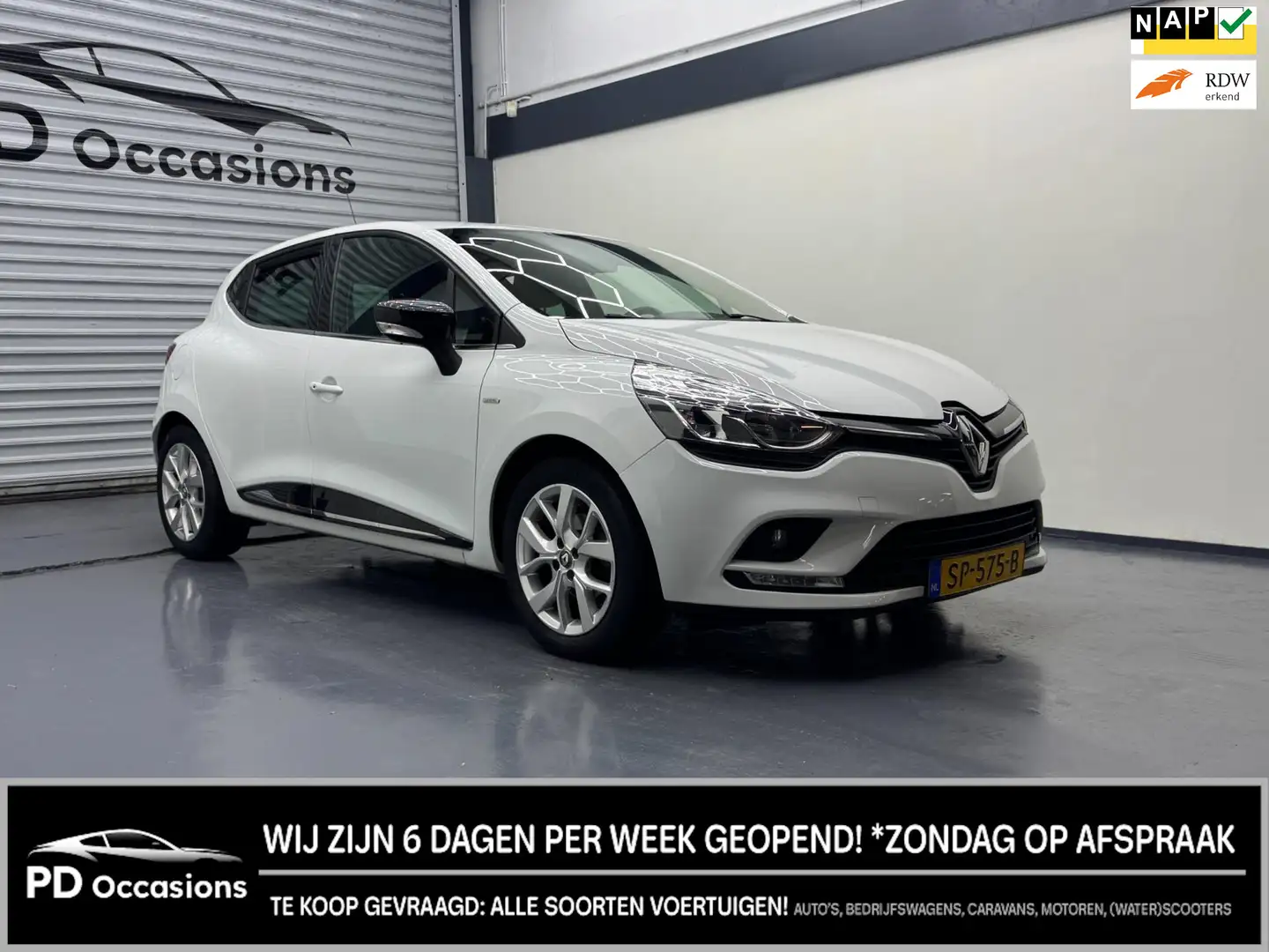 Renault Clio 0.9 TCe Limited - Airco - Parkeersensor - Navi - A Bianco - 1